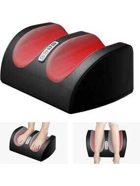 Shiatsu Foot Massager with Heat & Rollers, FSA/HSA Eligible, Perfect Gift for